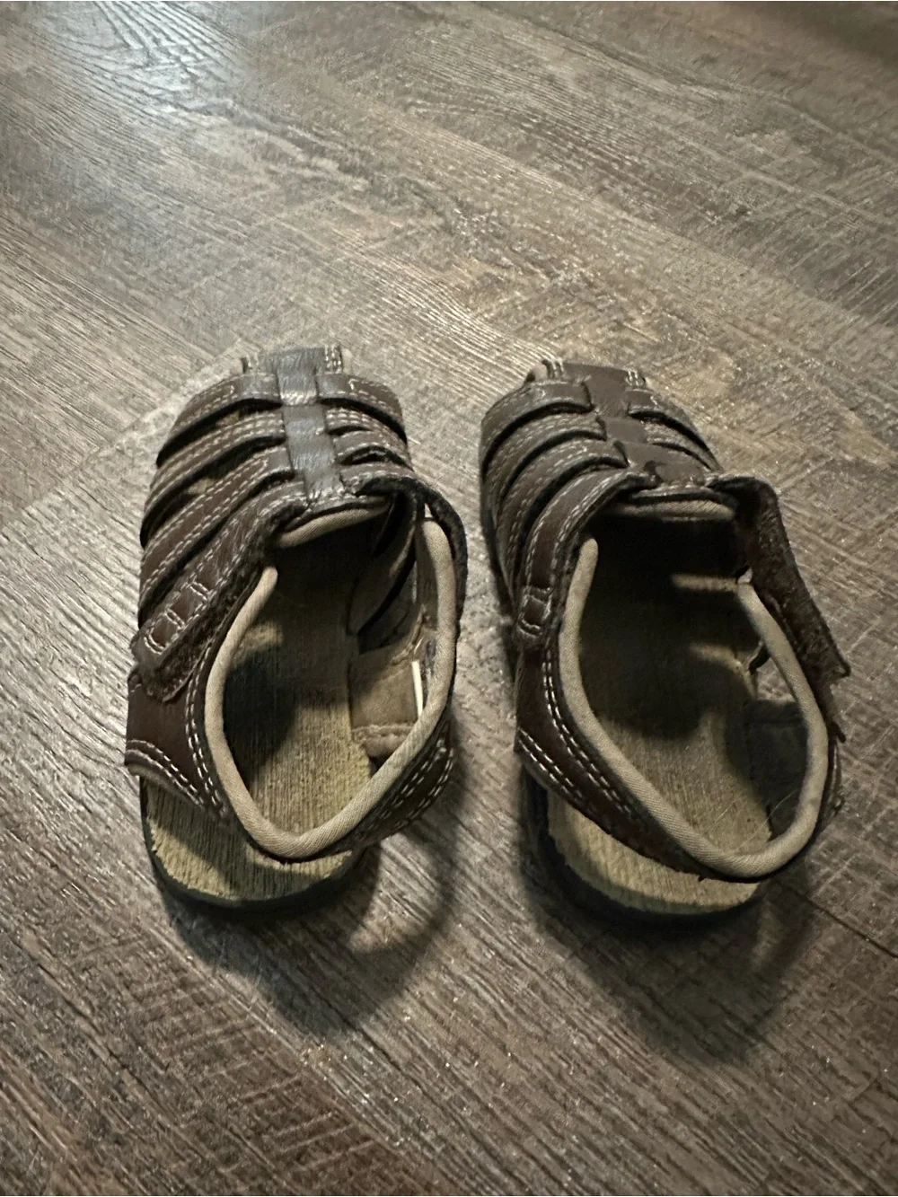 Kids Brown Fisherman Sandals - Unbranded